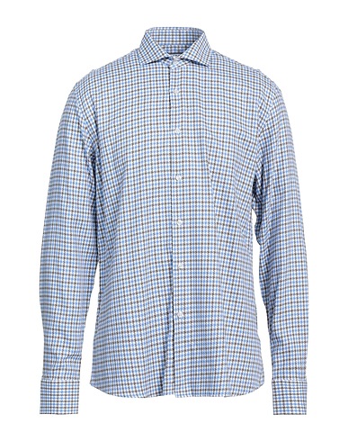 AT.P.CO Patterned shirt Sky blue 100% Cotton