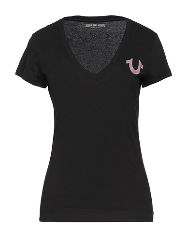 TRUE RELIGION Basic T-shirt Black 100% Cotton