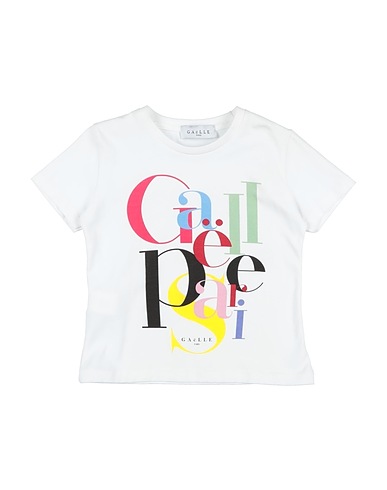 GAëLLE Paris T-shirt White 95% Cotton, 5% Elastane