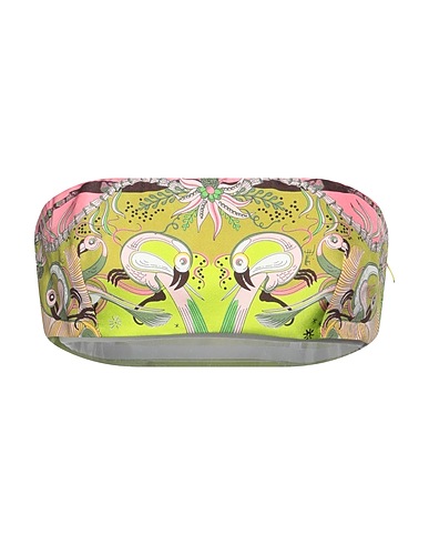 PUCCI クロップ トップス ライムグリーン ナイロン 72% / ポリウレタン 28%