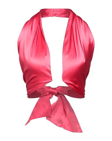 NUÉ Top spalle scoperte Fucsia 95% Seta, 5% Elastan