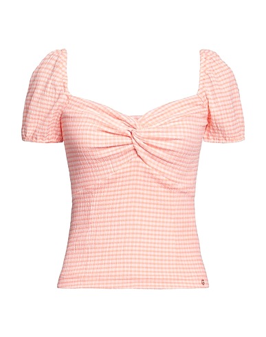 GUESS Top Salmon pink 97% Polyester, 3% Elastane