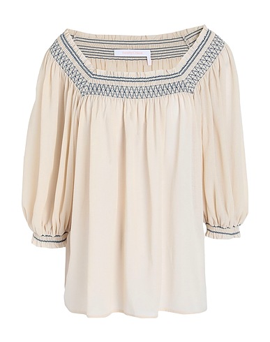 SEE BY CHLOÉ Top Beige 100% Poliestere