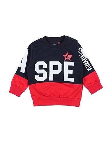 ASPEN POLO CLUB Sweatshirt Midnight blue 95% Cotton, 5% Elastane