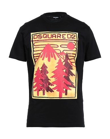 DSQUARED2 Футболка Чёрный 100% Хлопок