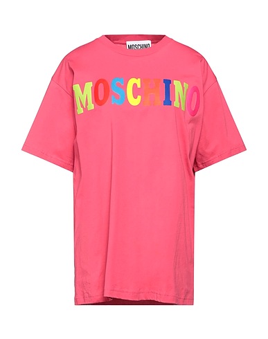 MOSCHINO T-shirt Fucsia 100% Cotone organico