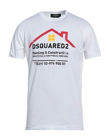 DSQUARED2 Camiseta Blanco 100% Algodón