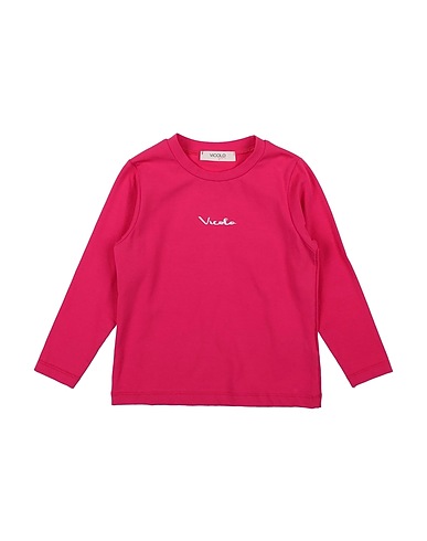 VICOLO T-shirt Fucsia 93% Cotone, 7% Elastan