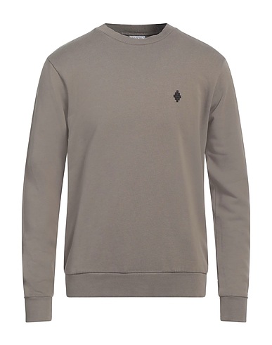 MARCELO BURLON Felpa Verde militare 100% Cotone, Elastan, Poliestere