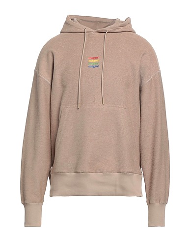 MSGM Hooded track jacket  Sand 100% Cotton