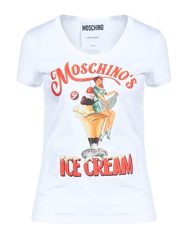 MOSCHINO T-shirt White 100% Organic cotton