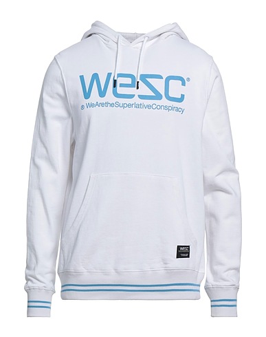 WESC Hooded track jacket  White 100% Cotton