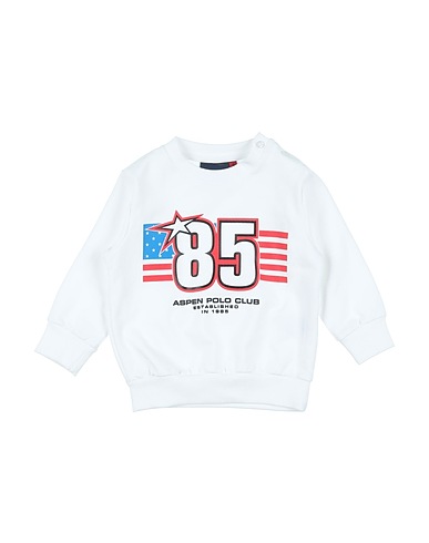 ASPEN POLO CLUB Felpa Bianco 95% Cotone, 5% Elastan