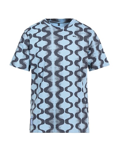 McQ Alexander McQueen T-shirt Sky blue 100% Cotton, Polyester