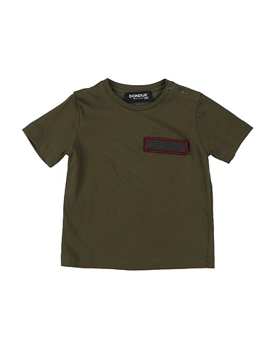 DONDUP T-shirt Verde militare 100% Cotone