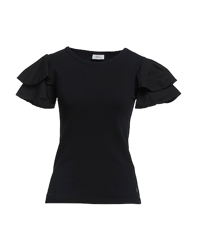 DEHA T-shirt Black 94% Cotton, 6% Elastic fibres