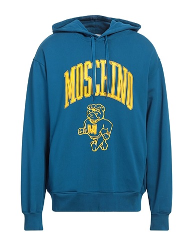 MOSCHINO Felpa COUTURE Verde petrolio 100% Cotone
