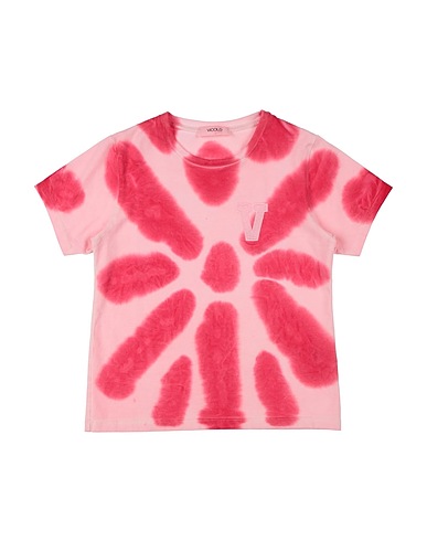 VICOLO T-shirt Red 93% Cotton, 7% Elastane