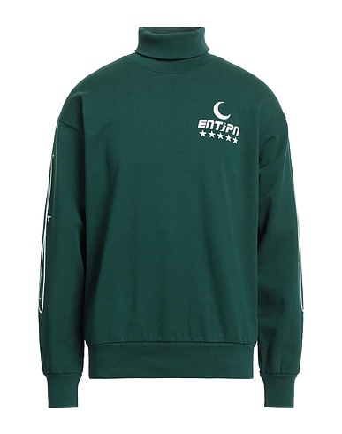 ENTERPRISE JAPAN Sweatshirt Dark green 100% Cotton