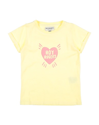 ROŸ ROGER'S T-shirt Yellow 100% Cotton