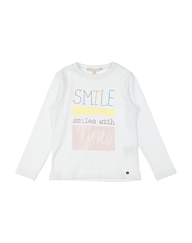 SILVIAN HEACH T-shirt Bianco 95% Cotone, 5% Elastan