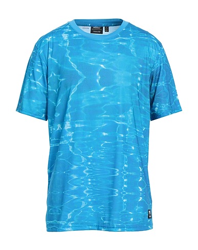 WESC T-Shirt Azurblau 100% Polyester