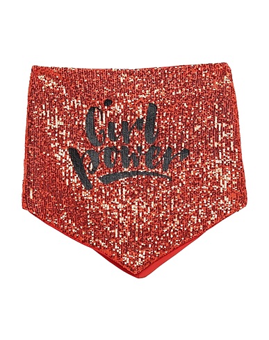 CINQRUE Top spalle scoperte Arancione 95% Poliestere, 5% Elastan