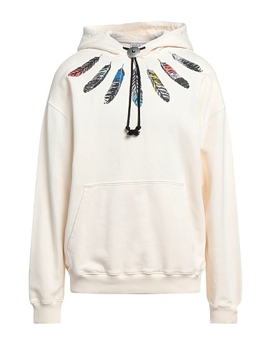MARCELO BURLON スウェット アイボリー コットン 100% / ポリウレタン / ポリエステル
