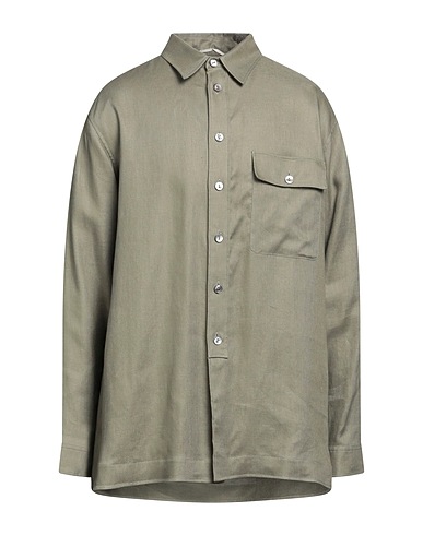 AGNONA Linen shirt Military green 100% Linen
