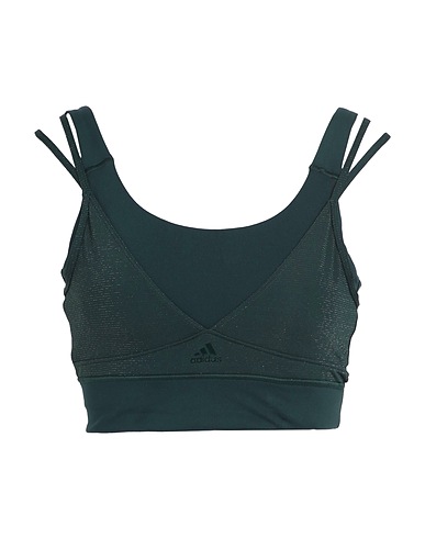 ADIDAS Cropped Top PWI MS HOLIDAY Dunkelgrün 79% Recyceltes Polyester, 21% Elastan