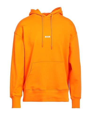 MSGM Hooded track jacket  Orange 100% Cotton