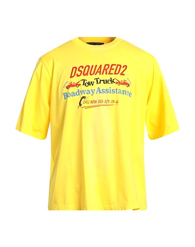 DSQUARED2 T-shirt Giallo 100% Cotone