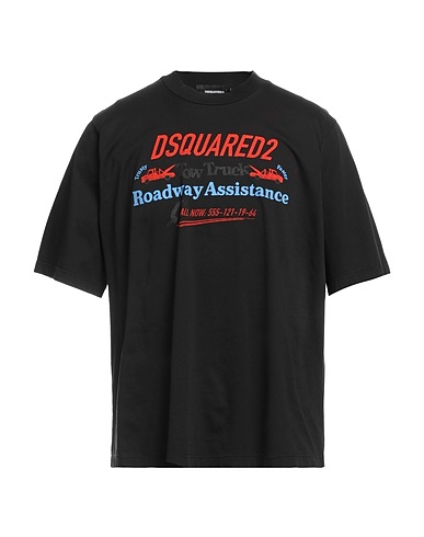 DSQUARED2 T-shirt Black 100% Cotton