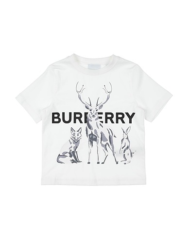 BURBERRY T-shirt White 100% Cotton, Elastane
