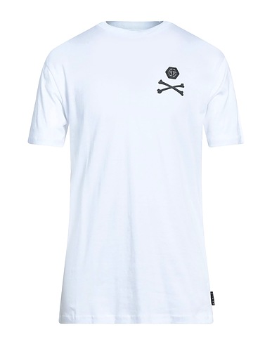 PHILIPP PLEIN T-shirt White 100% Cotton, Fibreglass