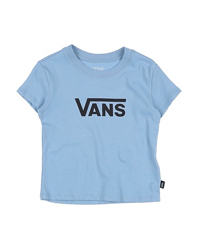 VANS T-shirt Pastel blue 100% Cotton