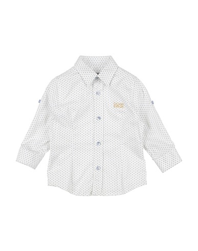 LUCIANO SOPRANI Patterned shirt White 100% Cotton