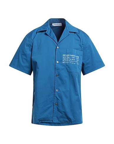 DEPARTMENT 5 Camicie Blu 97% Cotone, 3% Elastan