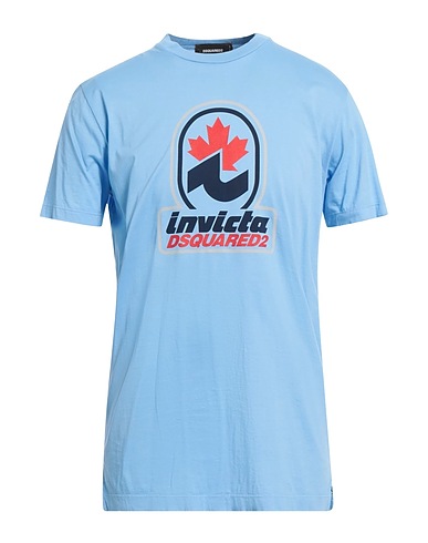 INVICTA x DSQUARED2 T-shirt Sky blue 100% Cotton