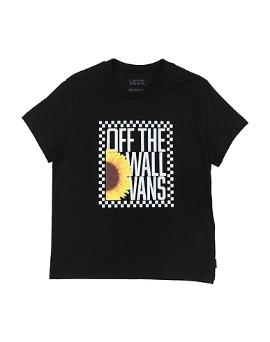 VANS T-shirt Black 100% Cotton