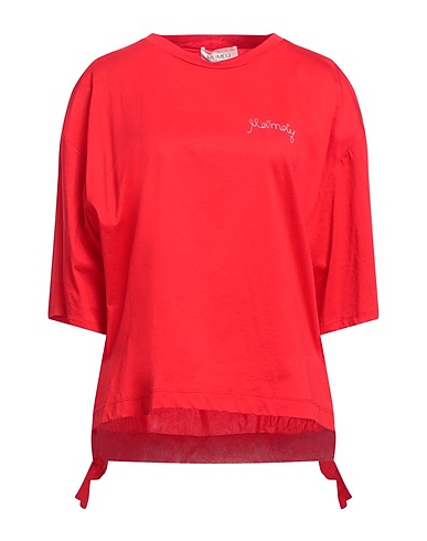 MEIMEIJ Basic T-shirt Red 100% Cotton
