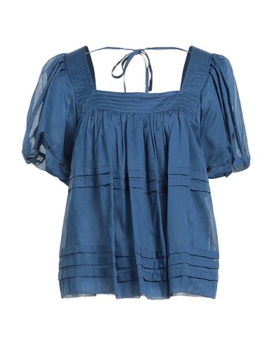 MEIMEIJ Top Slate blue 100% Cotton
