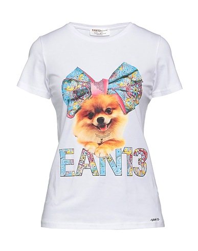 EAN 13 T-Shirt Weiß 95% Baumwolle, 5% Elastan
