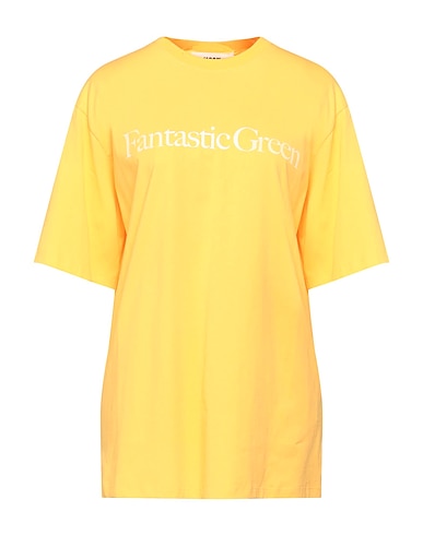 MSGM Oversize-T-Shirt Orange 100% Organic cotton
