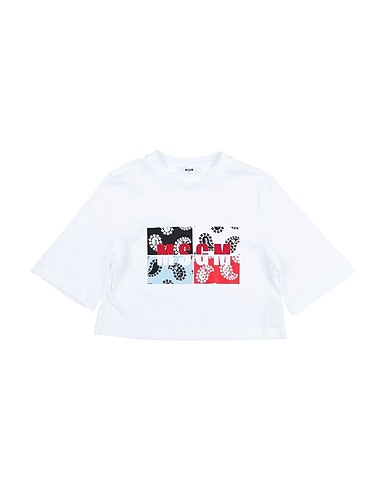 MSGM T-shirt KIDS
 White 100% Cotton