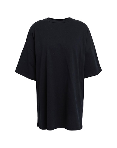 SOMETHINGNEW0803 Basic T-Shirt Black 100% Cotton