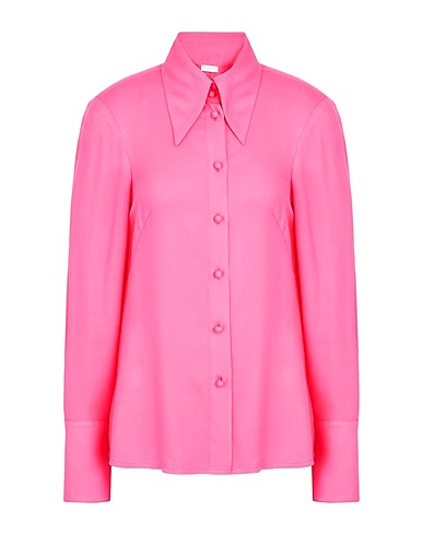 8 by YOOX Solid colour shirts & blouses VISCOSE CHEMISIER
 Fuchsia 100% EcoVero™ viscose
