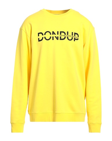 DONDUP Felpa Giallo 100% Cotone, Elastan