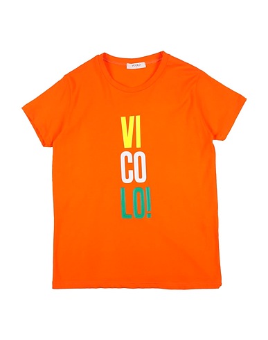 VICOLO T-shirt ARANCIONE 90% Cotton, 10% Elastane