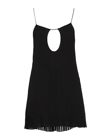 SAINT LAURENT Elegante Top Schwarz 100% Viskose, Seide
